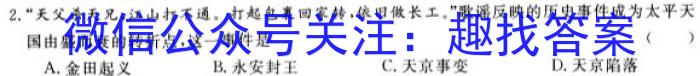 2023年河北省新高考模拟卷（一）历史