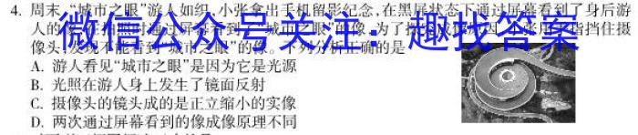 安徽省2022-2023学年九年级第一次调研考试（23-CZ143c）z物理