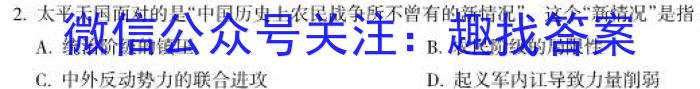 2023普通高校招生全国统一考试·全真冲刺卷(五)历史