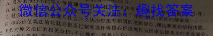 2022~2023白山市高三四模联考试卷(23-383C)语文