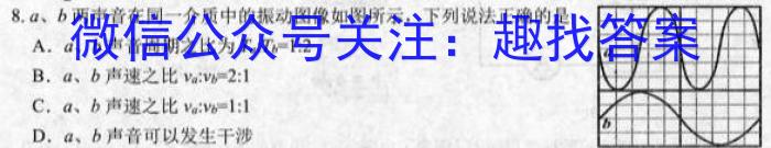 百师联盟 2023届高三冲刺卷(四)4 新高考卷物理`