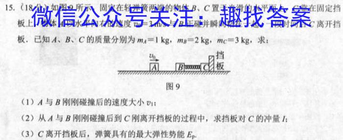 2023年湖北云学新高考联盟学校高二年级3月联考.物理