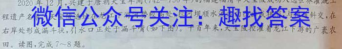 2023年普通高等学校招生全国统一考试金卷仿真密卷(八)8 23新高考·JJ·FZMJ地理.