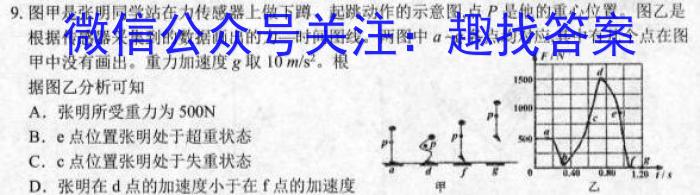 天一大联考 2023年高考全真冲刺卷(五)(六)f物理