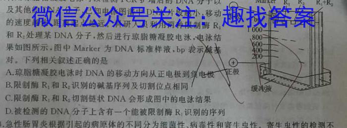 格尔木市2023届高三第一次三校联考(23408C)生物