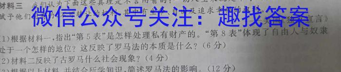 2023年河北省新高考模拟卷（二）政治试卷d答案