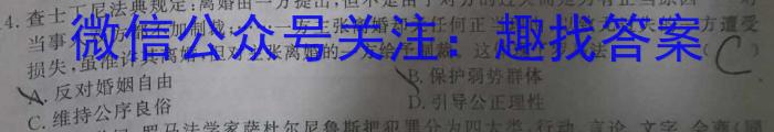 2023年湖北省新高考信息卷(四)政治试卷d答案