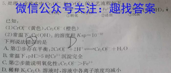 山西省2023年中考导向预测信息试卷（二）化学