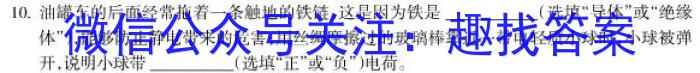 【陕西】2023年商洛市第一次高考模拟检测试卷（23-347C）.物理