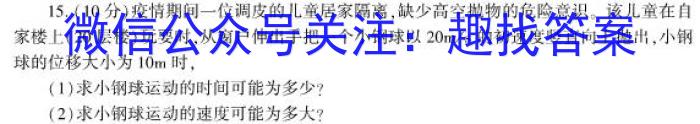 安师联盟2023年中考权威预测模拟试卷(二).物理