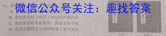 金科大联考2022-2023学年度高三4月质量检测历史