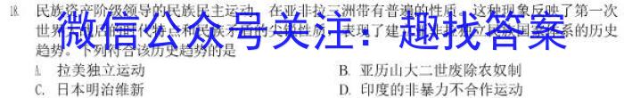023届百万大联考高三年级3月联考（911C）&政治"