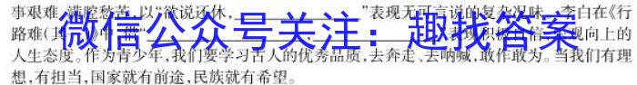 2023年普通高等学校招生全国统一考试 23(新高考)·JJ·YTCT 金卷·押题猜题(八)语文