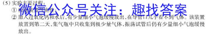 2023年普通高等学校招生全国统一考试标准样卷(五)化学