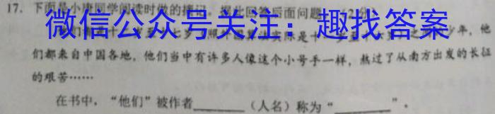 江淮名卷·2023年中考模拟信息卷（二）语文