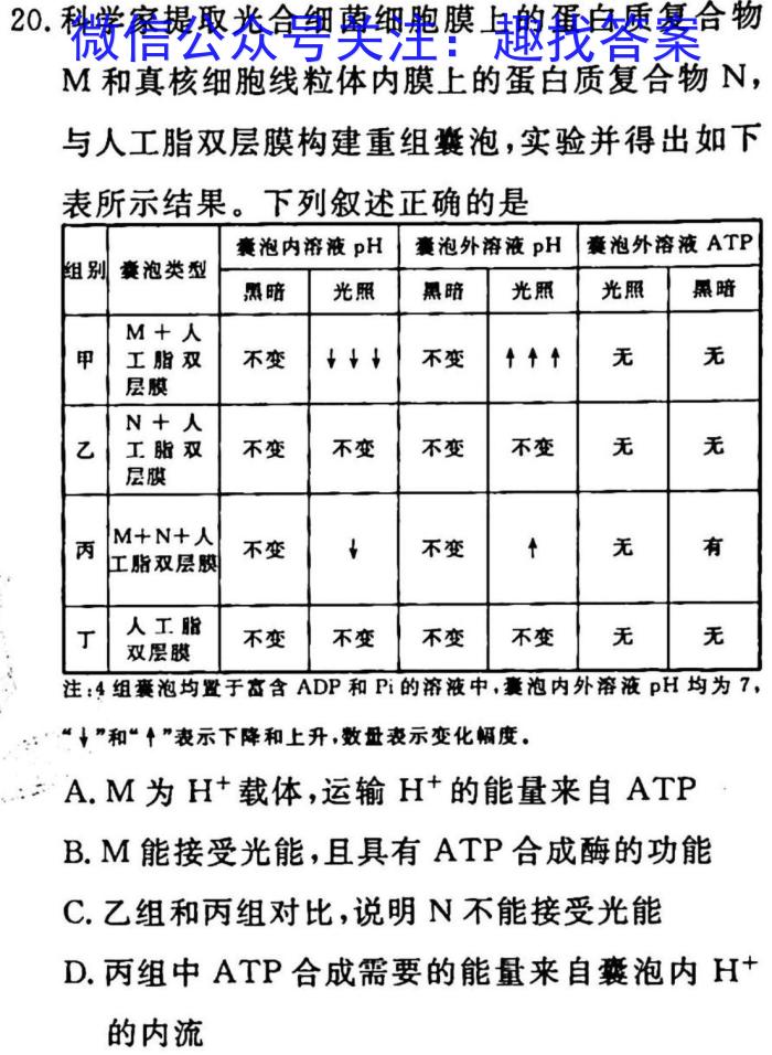 2023年全国高考·冲刺预测卷(二)生物