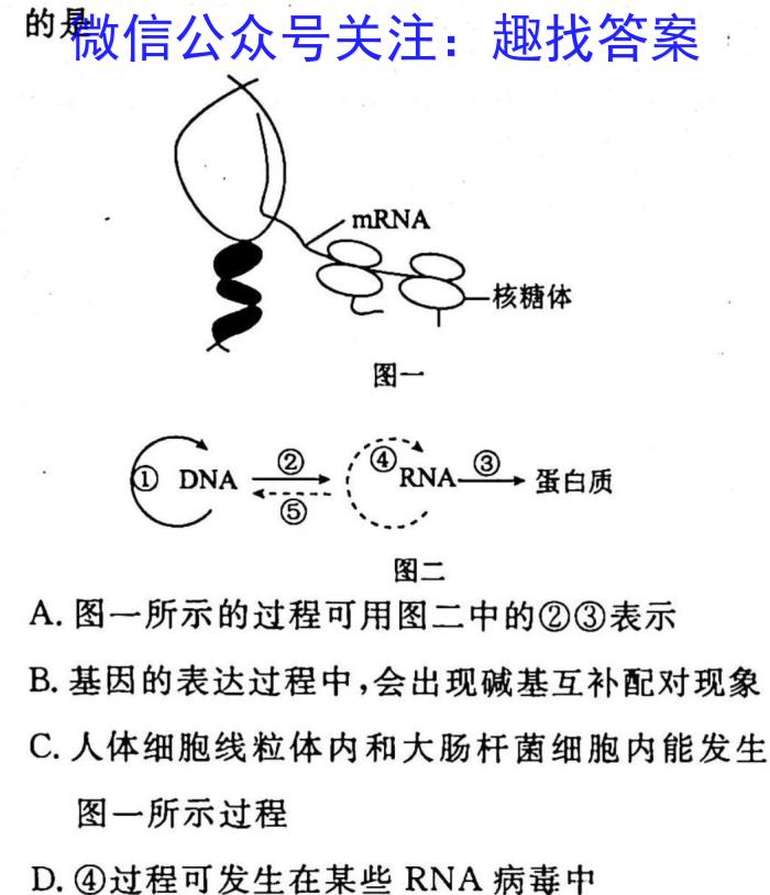 华夏鑫榜 2023年全国联考精选卷(七)7生物