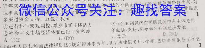 百师联盟2023届高三二轮复习联考(一)【全国卷】q地理
