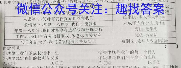 2023年陕西省初中学业水平考试全真模拟（四）A卷s地理