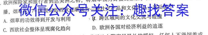 2022-2023湖南省高一阶段性诊断考试(23-355A)历史