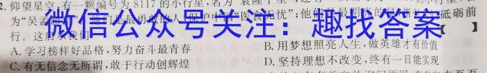 2023年陕西省九年级联盟卷（B卷）s地理