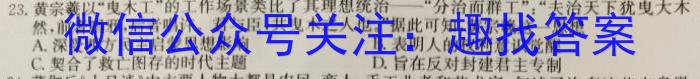 2023届名校之约·中考导向总复习模拟样卷 二轮(六)历史