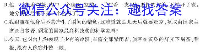 安徽省2023年九年级中考第一次模拟考试（新安中学）语文