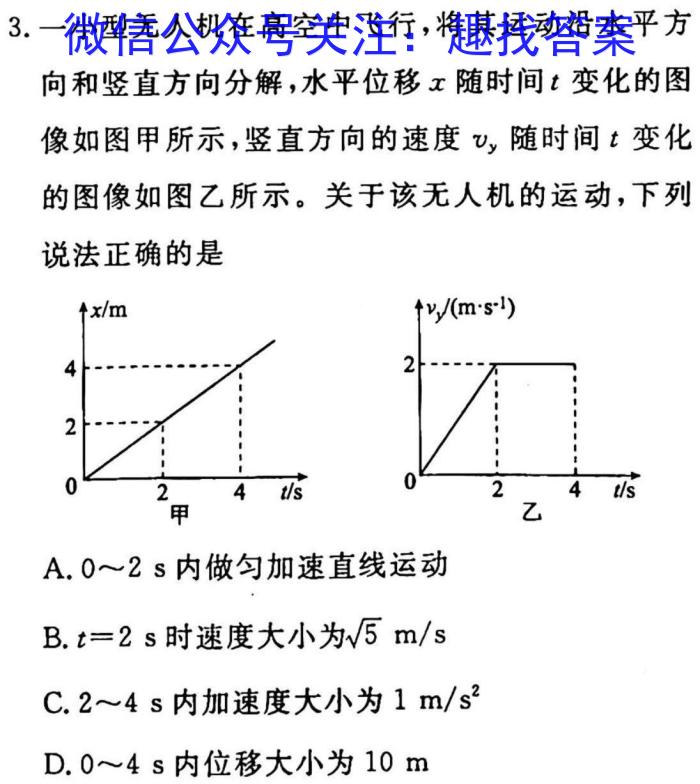 2023年全国高考·冲刺预测卷(一)物理`