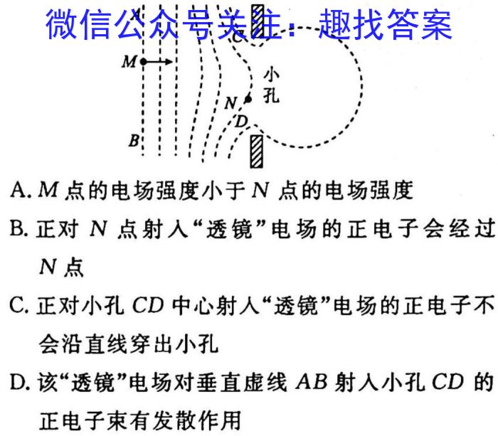 2023届新高考省份高三4月百万联考(478C)f物理