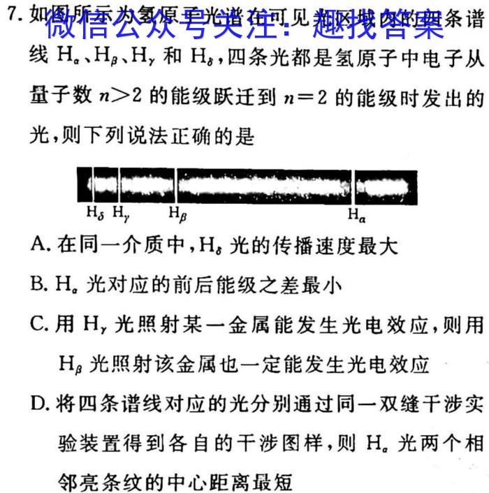 2023届智慧上进·名校学术联盟·高考模拟信息卷押题卷(十一)物理`