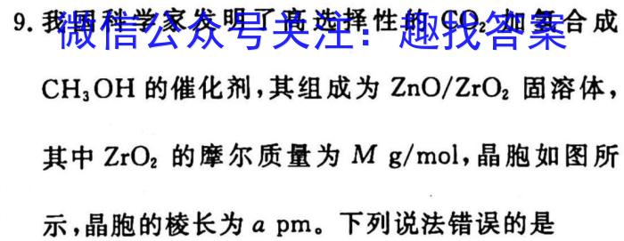 2023年河北省新高考模拟卷（六）化学