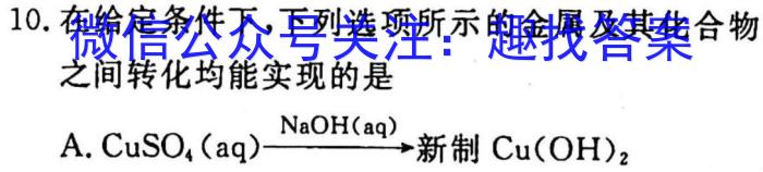 2023年河北大联考高三年级4月联考（478C·HEB）化学