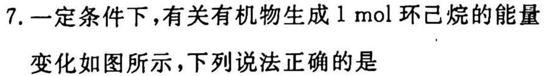 炎德英才大联考 湖南师大附中2023届高三月考试卷(七)7化学试题及答案