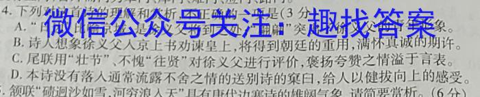 2023年山西省中考模拟联考试题（二）语文