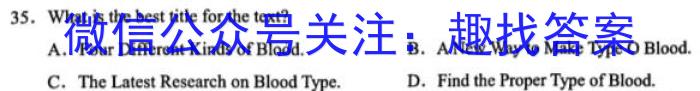 2023届九师联盟高三年级3月质量检测（新高考·河北）英语试题