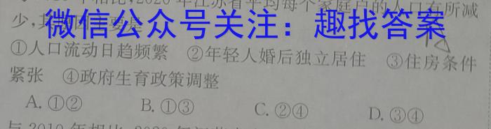 九师联盟2022-2023学年高三3月质量检测(L)s地理