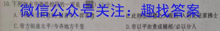 2023年陕西省初中学业水平考试·全真模拟卷（二）A版语文