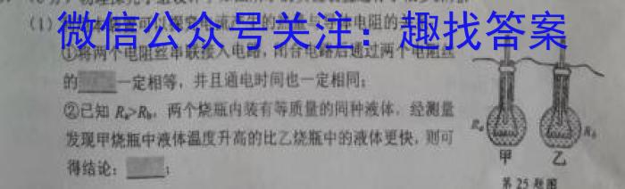 2023年山西省初中学业水平测试信息卷（二）物理`