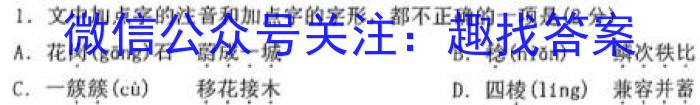 金考卷2023年普通高等学校招生全国统一考试 全国卷 押题卷(七)语文