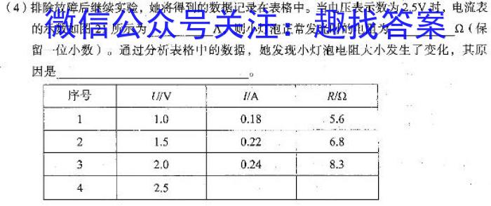 湖北省2022-2023学年九年级上学期期末质量检测l物理