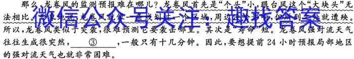 2023年河北省新高考模拟卷（五）语文