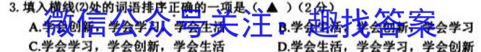 炎德英才大联考2023届湖南新高考教学教研联盟高三第二次联考语文