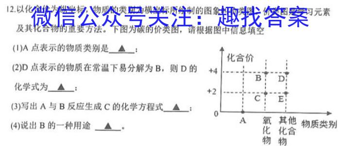 2023年湖南省高三年级高考冲刺试卷（二）化学