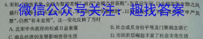 2023年池州市普通高中高三教学质量统一监测历史