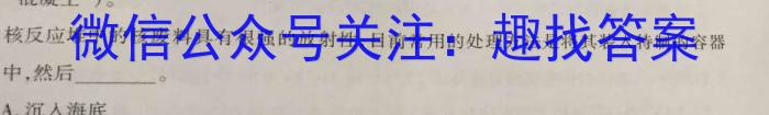 2023届中考导航总复习·模拟·冲刺·二轮模拟卷(三)3.物理