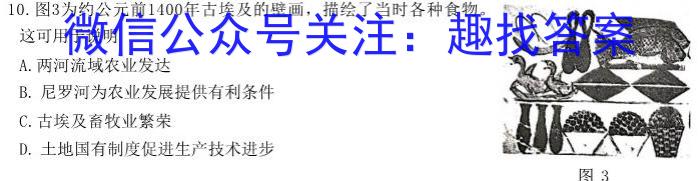 皖智教育安徽第一卷·2023年安徽中考信息交流试卷(四)历史试卷