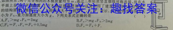 2022-2023学年安徽省七年级下学期阶段性质量监测（六）l物理