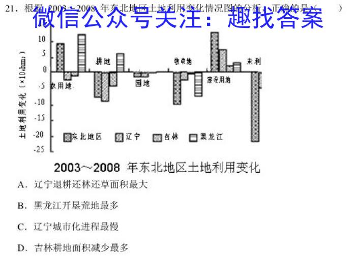 2023年重庆一中高2023届3月月考地理.