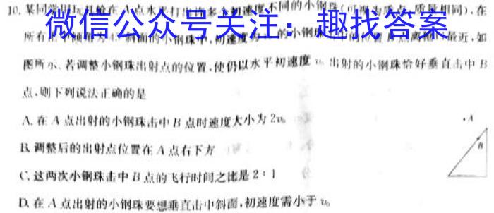 锦育教育·皖城联盟2022-2023学年九年级第一次联考（一模）物理`