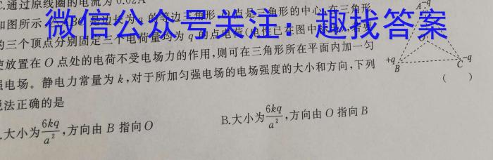 2023年普通高等学校招生全国统一考试·冲刺押题卷(六)6.物理